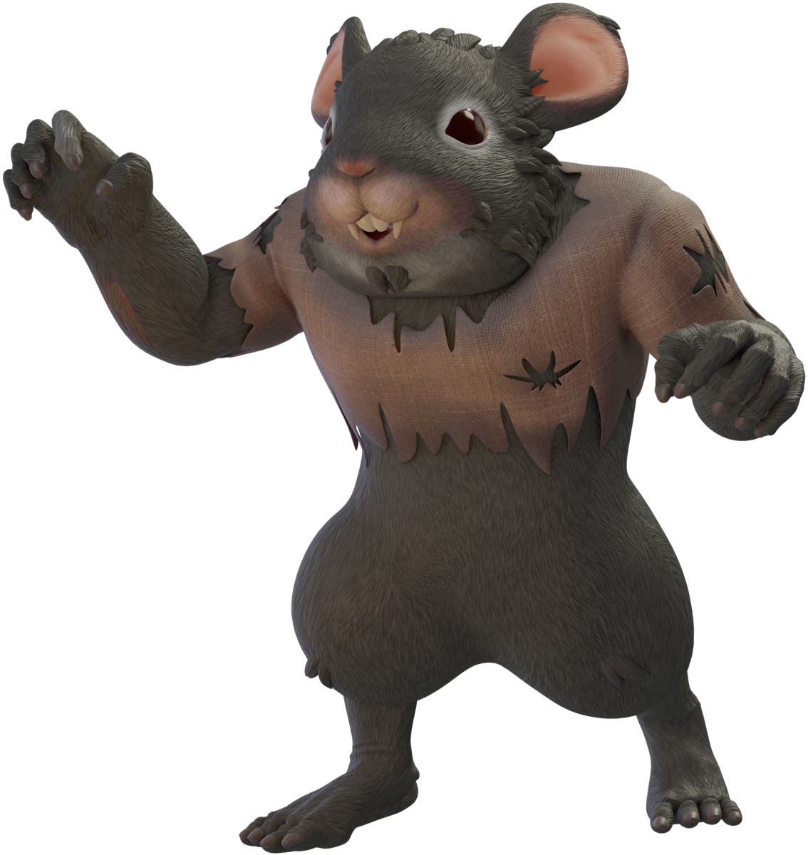 3 ft. Werewolf Mouse Sculpture
