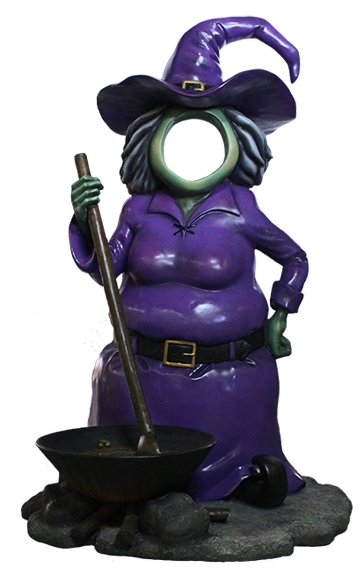 6 ft. Witch Photo OP Decor