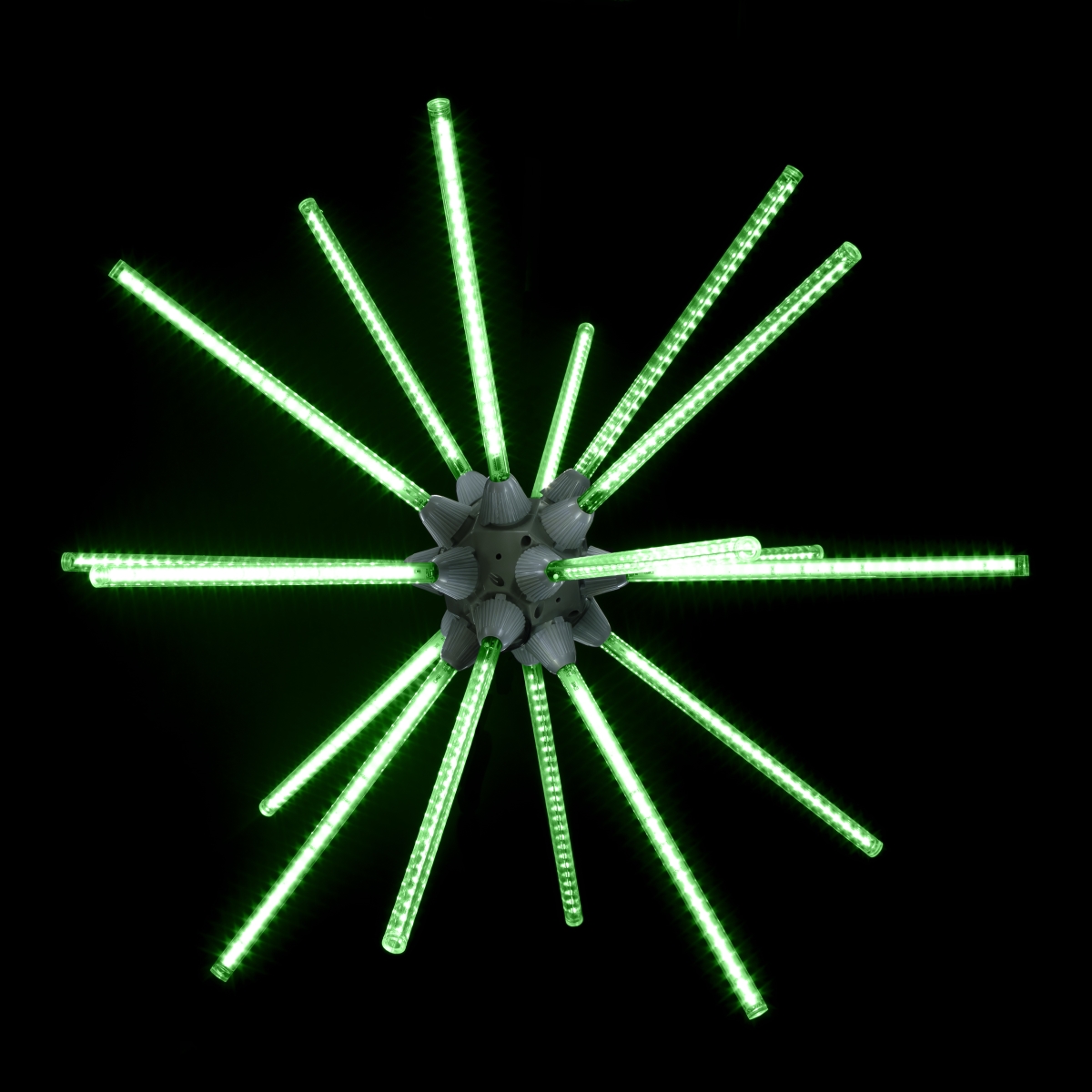 Picture of Queens of Christmas LED-SPT-GR-48 48 in. Animated LED Starburst&#44; Green