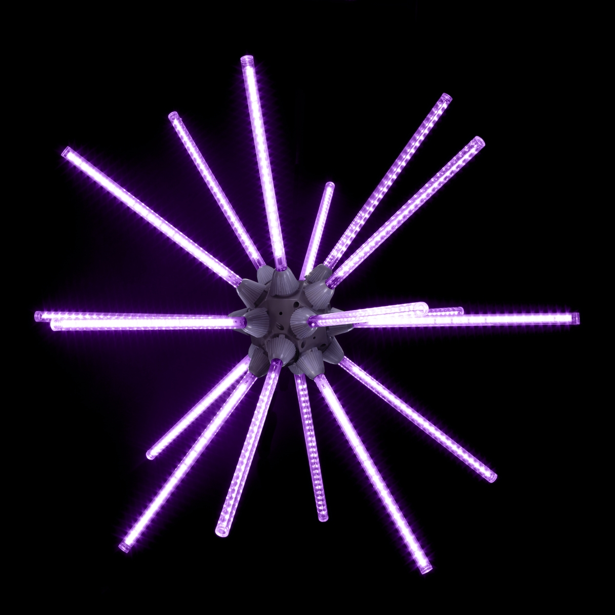 Picture of Queens of Christmas LED-SPT-PU-48 48 in. Animated LED Starburst&#44; Purple