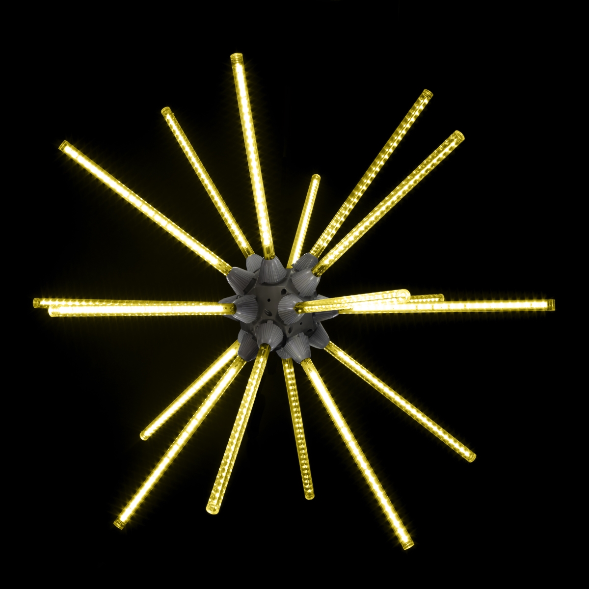 24 in. Animated LED Starburst, Yellow