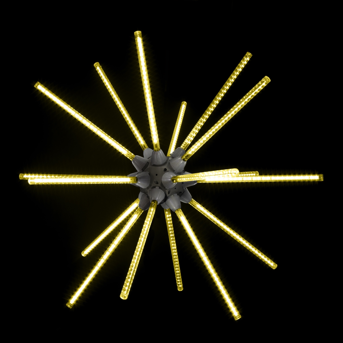 Picture of Queens of Christmas LED-SPT-YE-48 48 in. Animated LED Starburst&#44; Yellow