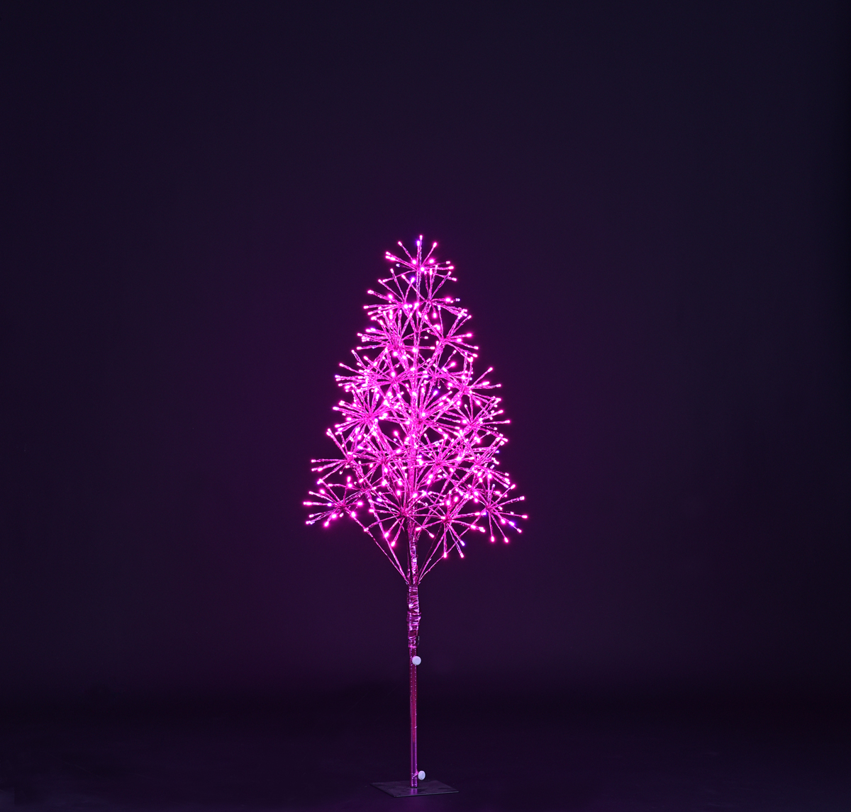 4 ft. Starburst LED Tree, Pink