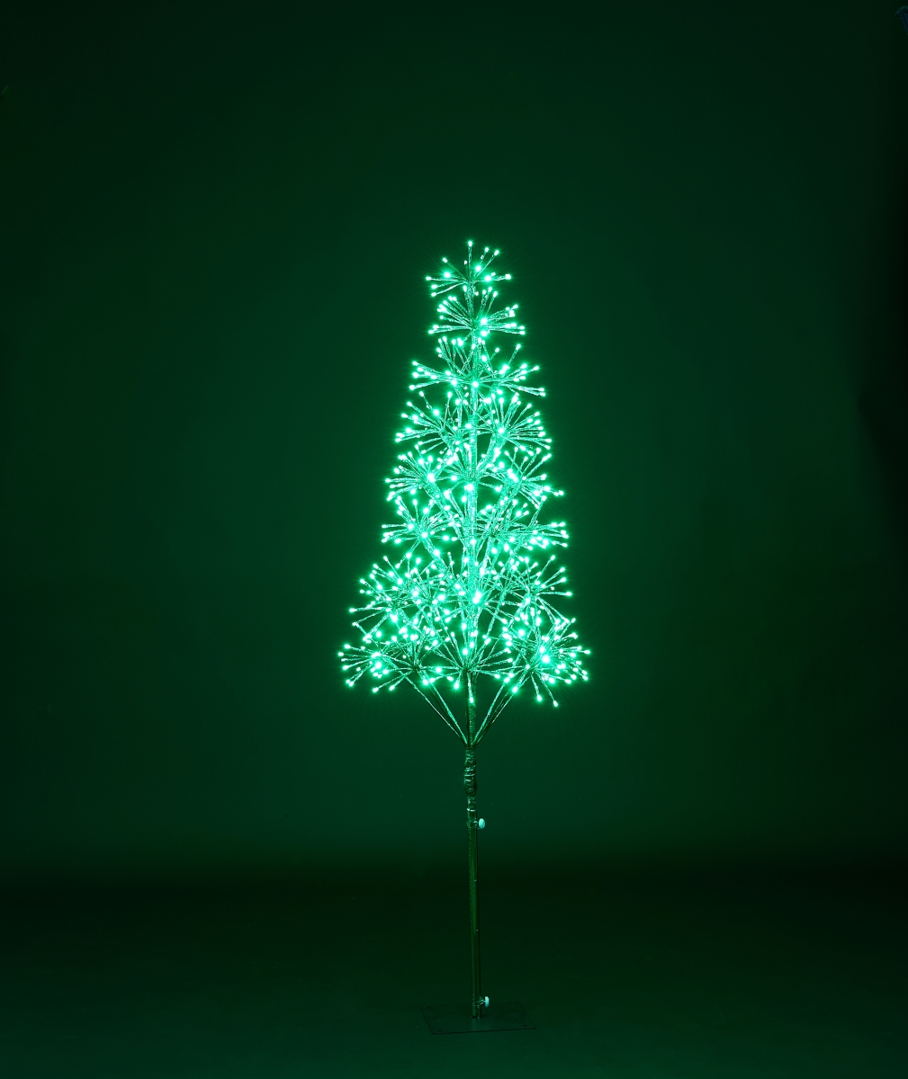 LED-TR3D05-LGR 5 ft. Green Starburst LED Tree