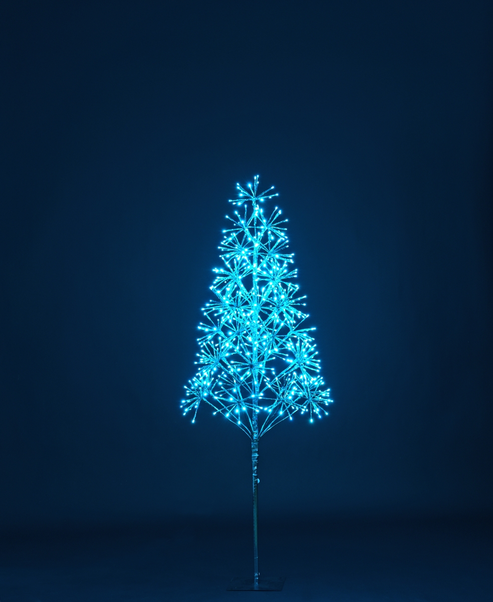 LED-TR3D05-LTL 5 ft. Starburst LED Tree, Teal