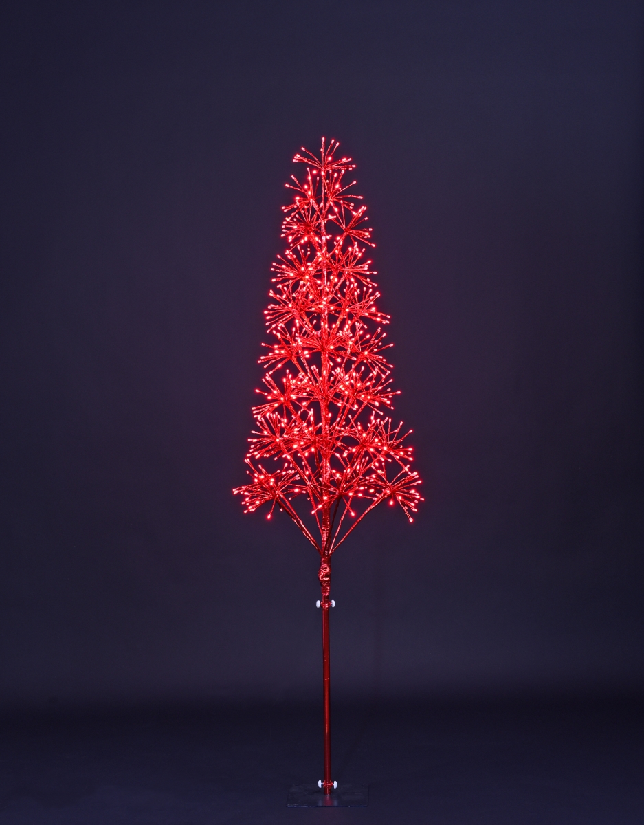 LED-TR3D06-LRE 6 ft. Red Starburst LED Tree