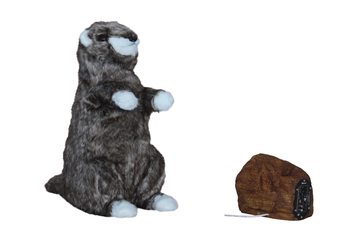 3 ft. Animated Groundhog Body Moves & Music Decor