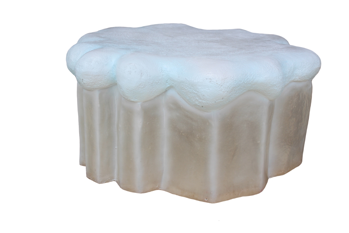 WL-ICE-PLTFRM-MED Snowflake Platform Statue - Medium