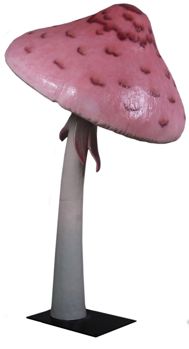 6.5 ft. Mushroom Figurine, Pink