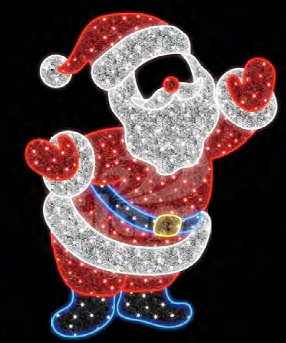 6 ft. Santa Photo OP, Multi Color