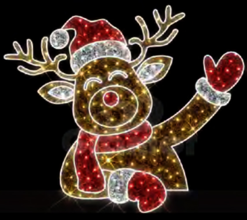 6 ft. Rudolph Display Decor