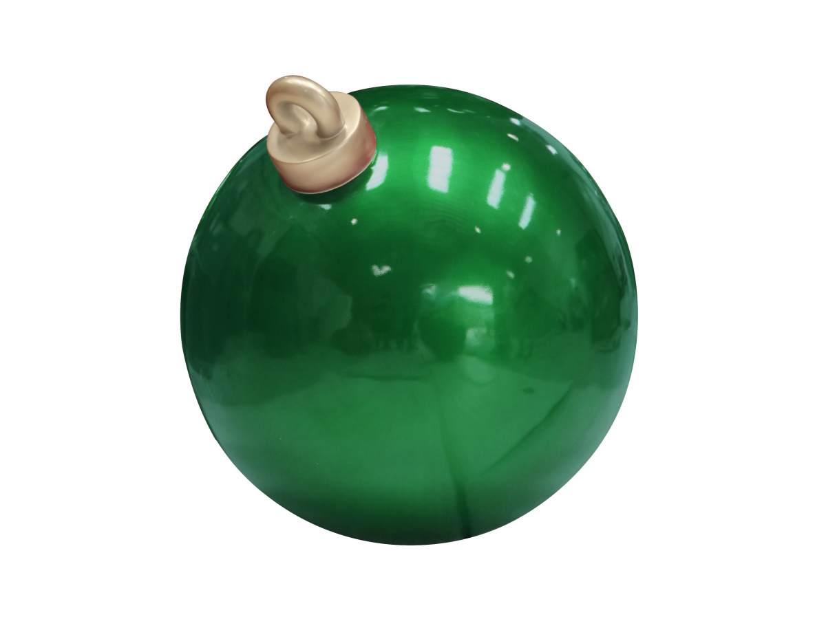36 in. Christmas Ball Ornament Display, Green