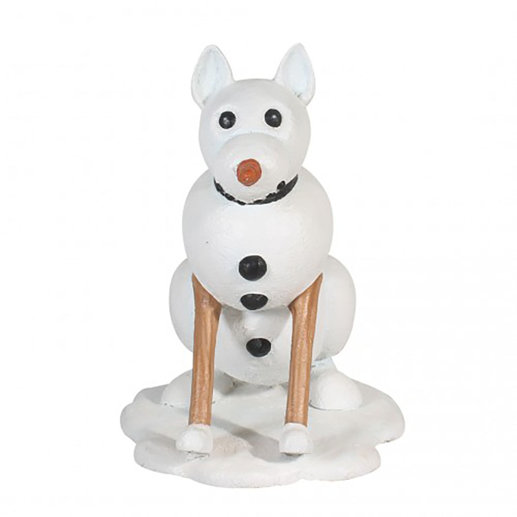 3 ft. Polyresin Hand Painted Snowdog