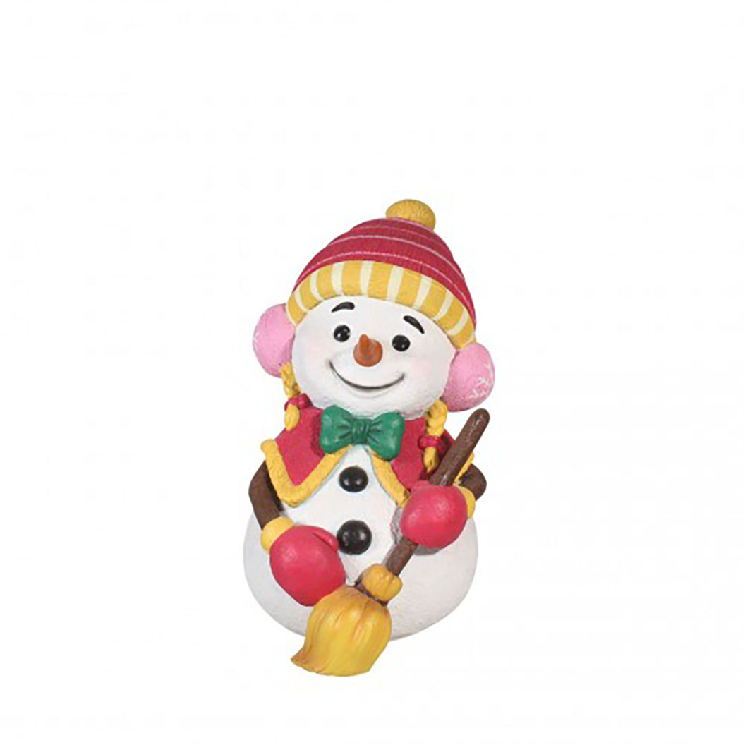 4 ft. Snowman Daughter Twinkle