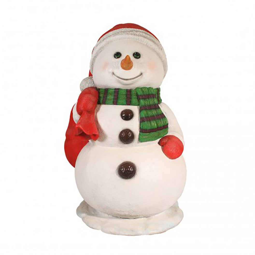 5 ft. Snowman Gift Sack, Red