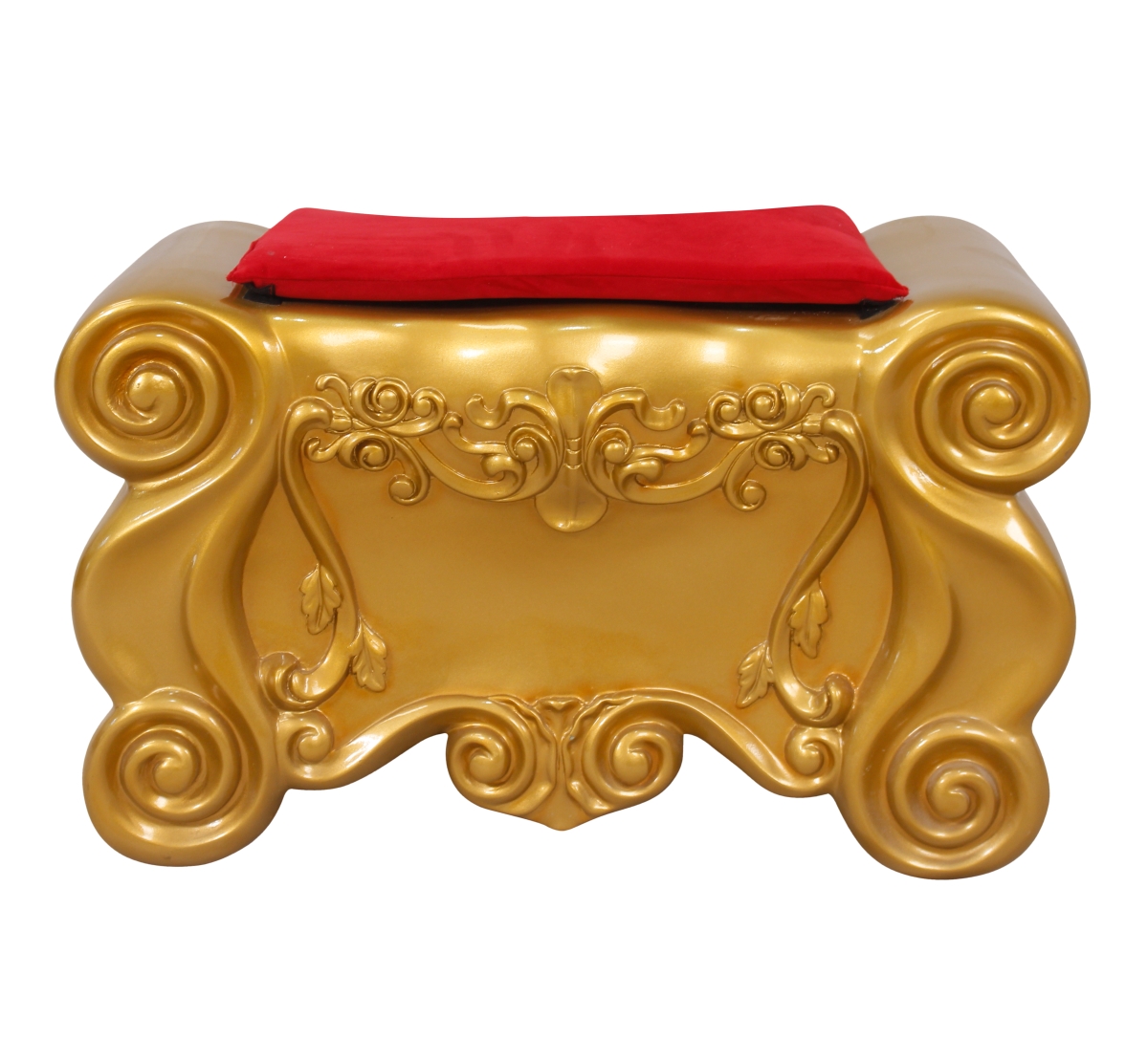 16 x 28 in. Plush Velvet Santa Foot Rest Decor