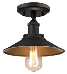 Picture of WestinghouseLighting 6336000 1 Light Louis Indoor Semi-Flush Ceiling Fixture