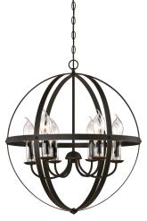 Picture of WestinghouseLighting 6339000 6 Light Stella Mira Outdoor Chandelier
