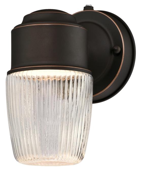 5.812 in. LED Flush with Opal Glass Globe, White