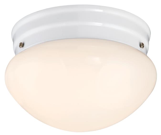 Picture of Westinghouse Lighting 6107200 6.87 in. LED Flush with Frosted Fluted Glass, Brushed Nickel