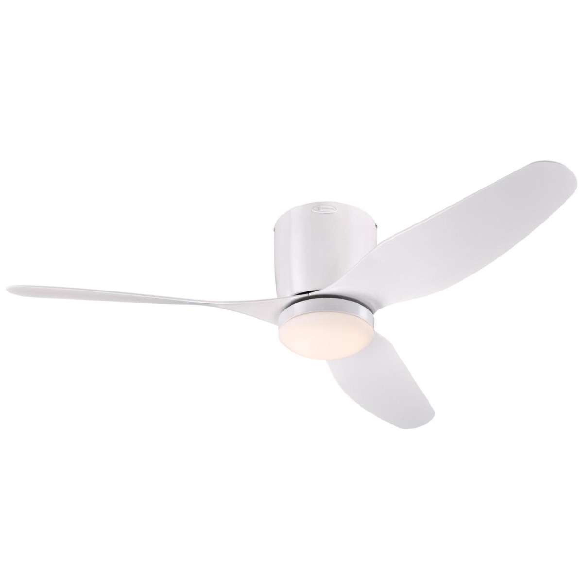 Picture of Westinghouse 7225100 46 in. White Indoor Ceiling Fan with White ABS Blades & Opal Frosted Glass