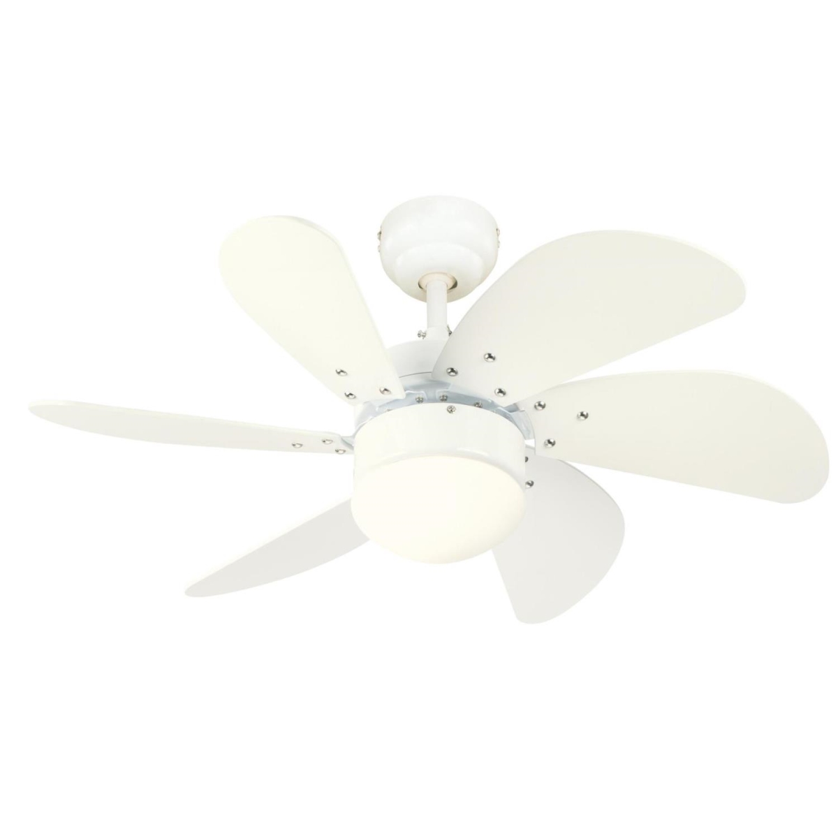 Picture of Westinghouse 7234400 30 in. White Finish White Blades Opal Frosted Glass