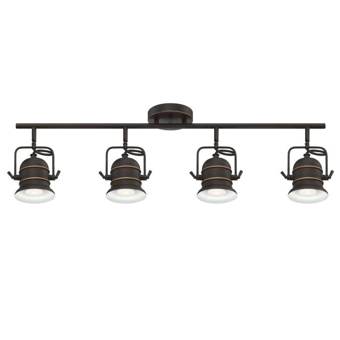 Picture of Westinghouse Lighting 6116800 Boswell Four-Light Indoor Track Light Kit, Oil-Rubbed Bronze