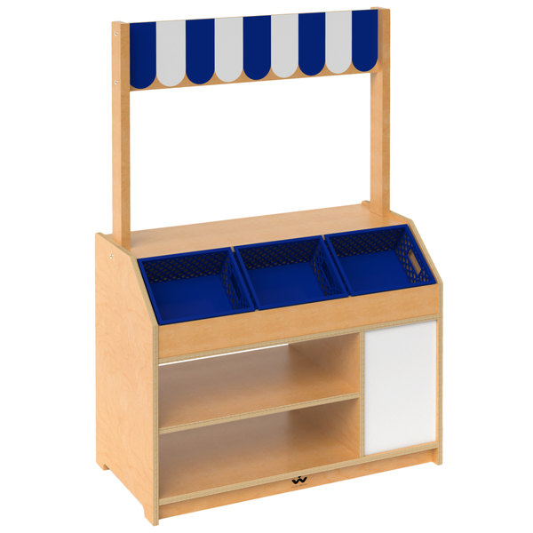 WB1761 Preschool Market Stand, Natural UV
