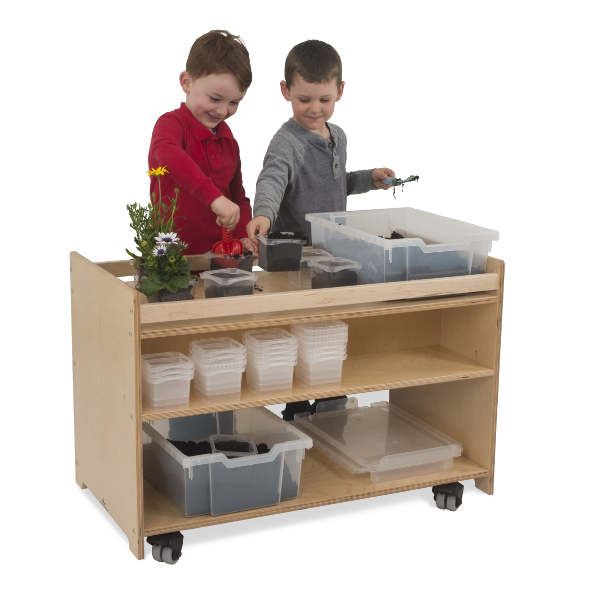 Picture of Whitney Brothers WB1835 Mobile Garden Center&#44; Natural UV