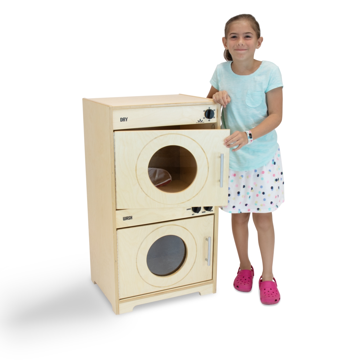 Natural Doors Contemporary Washer & Dryer, Natural UV