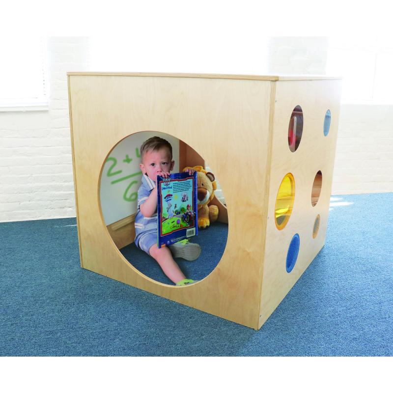 Picture of Whitney Plus CH0281 Porthole Play House Cube  Natural UV