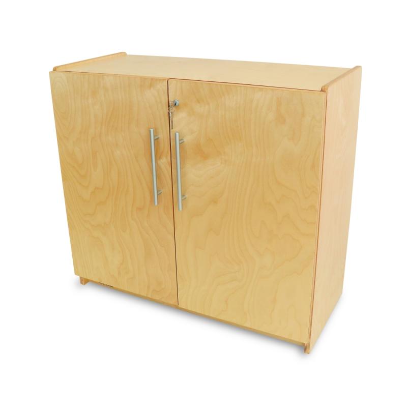 Picture of Whitney Brothers CH1324N 0.25 in. Locking Storage Cabinet&#44; Natural UV