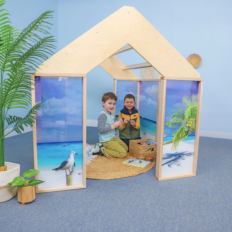 WB1151 Play Beach House, Clear Acrylic