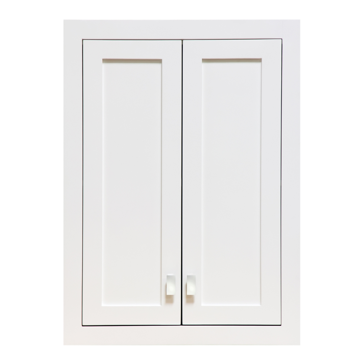MADISON-TT-W Madison Collection Wall Cabinet - Cashmere Gray & Chrome