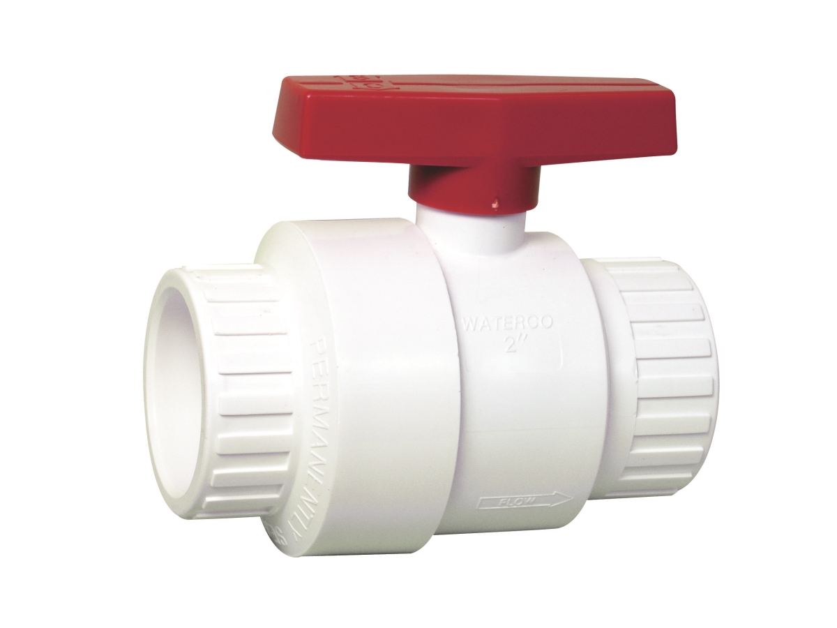 0.75 in. Slip White Compact Ball Valve