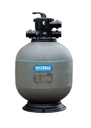20 in. 50 PSI SM500 Micron Side Mount Filter with 8 in. Neck & 1.5 in. Bulkhead Connection