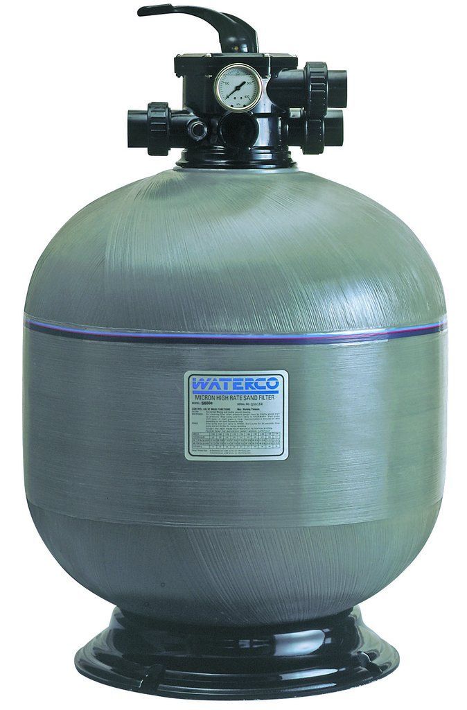 36 in. 50 PSI S900 Micron Top Mount S-Series Filter with 2 in. Bulkhead Connection