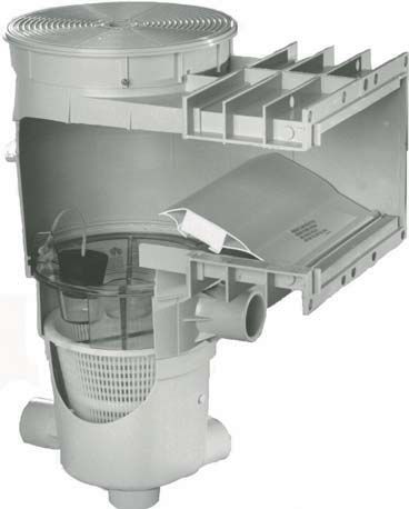 50W1051 One Piece Deluxe Skimmer with Control Plate