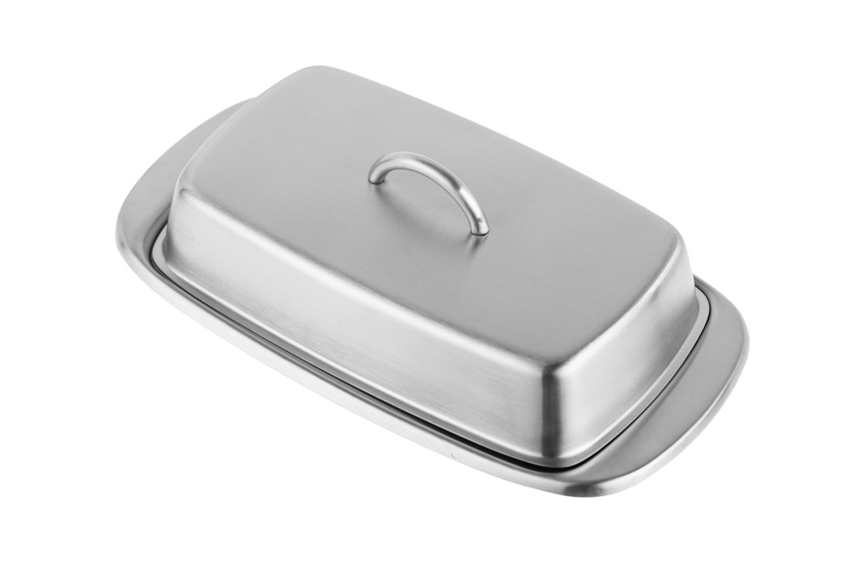 Picture of Jiallo WE-HWC01 Stainless Steel Butter Dish&#44; Silver