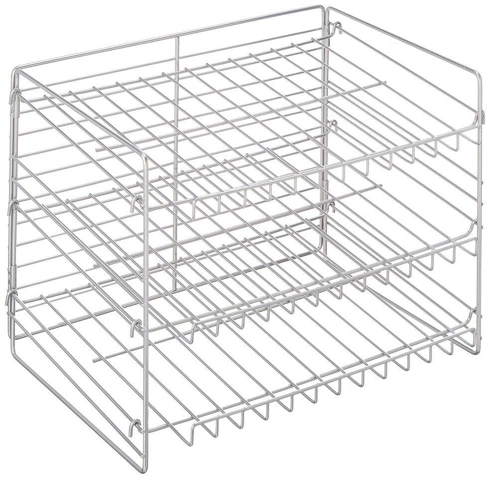 Picture of W Unlimited WU1021 21 in. Iron Wire Storage Rack&#44; Chrome