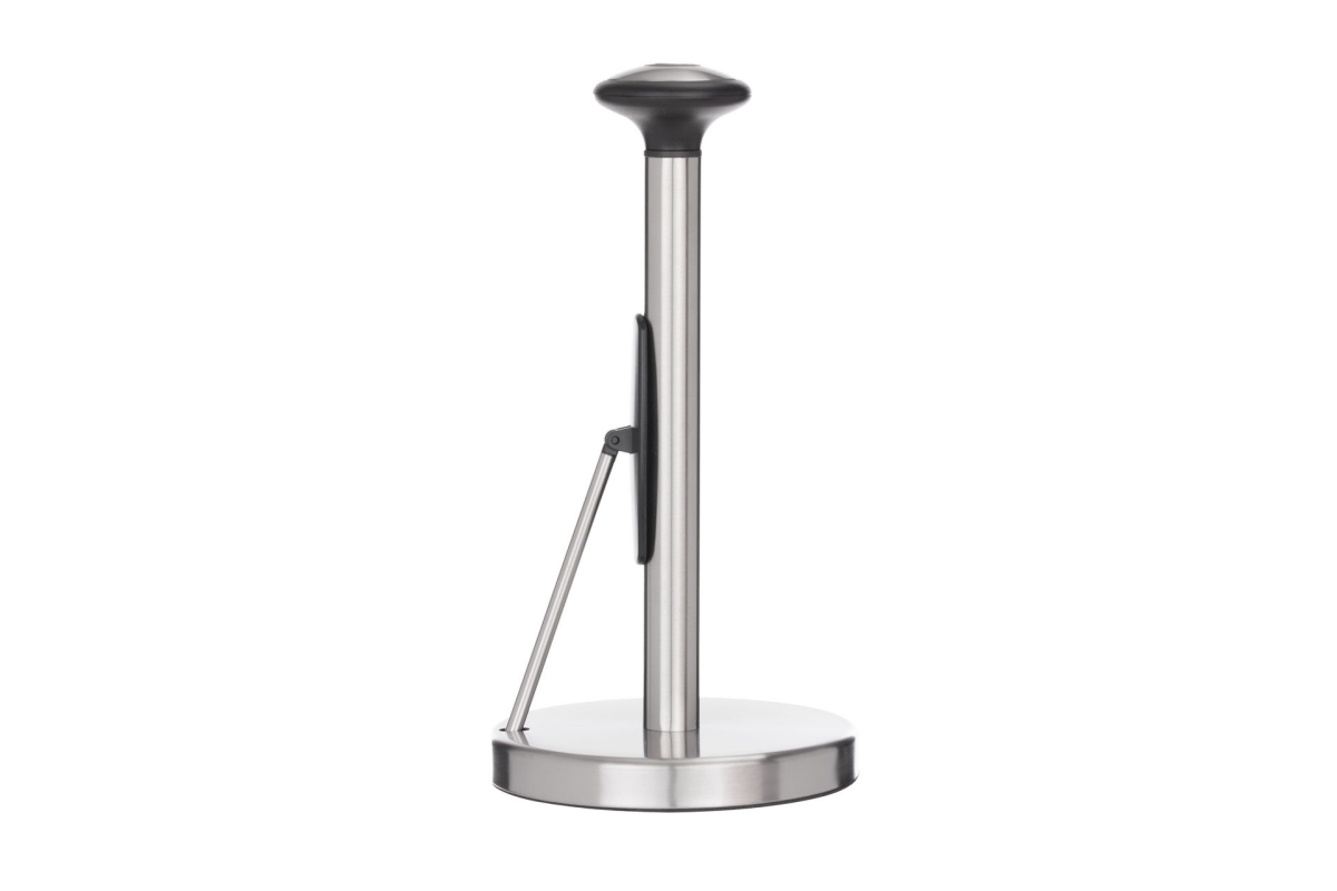 Picture of Jiallo WE-PH116 51 in. Stainless Steel Paper Towel Holder with Knob & Tension Arm, Black