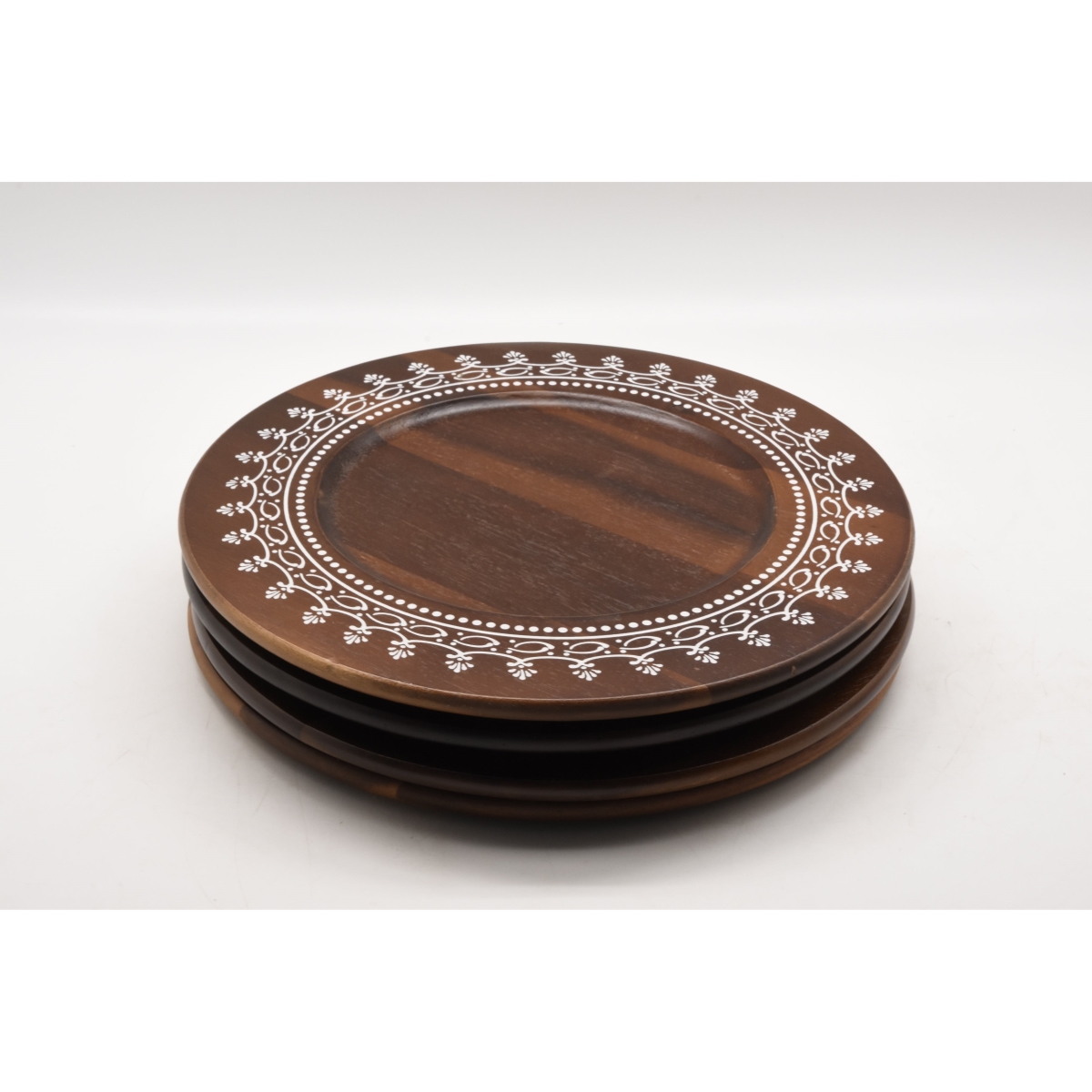 Picture of W Unlimited HC-PS12535APS4 Acacia Wooden Charger Plate - 4 Piece