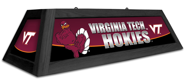 VATBSL421 Virginia Tech 42 in. Spirit Game Table Lamp, Maroon - Stock