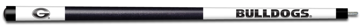 UGABCE104 Georgia Engraved Billiard Pool Cue, White & Black