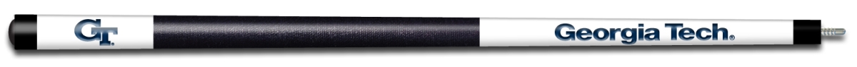 GATBCE101 Georgia Tech Engraved Billiard Pool Cue, White & Navy