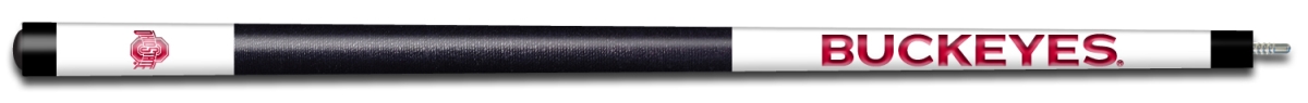 OSUBCE101 Ohio State Engraved Billiard Pool Cue, White & Scarlet