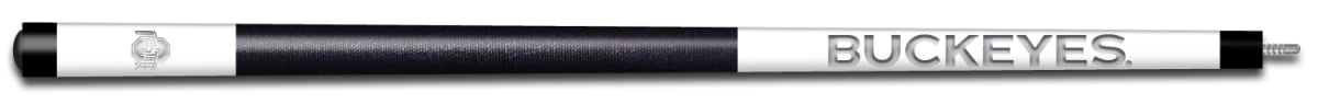 OSUBCE105 Ohio State Engraved Billiard Pool Cue, White & Gray