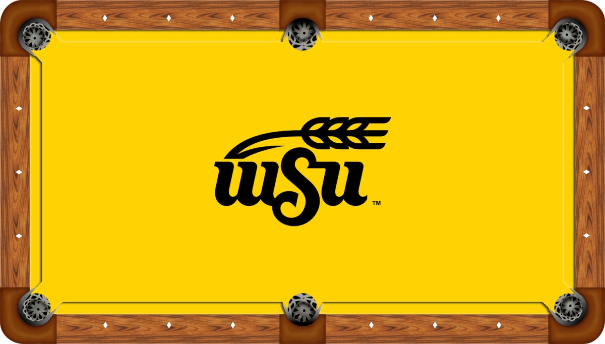 WSTBTF201-9R Wichita State 9 ft. Recreational Billiard Table Felt, Yellow