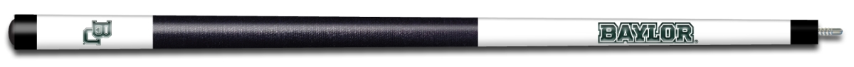 BAYBCE101 Baylor Engraved Billiard Pool Cue, White & Green
