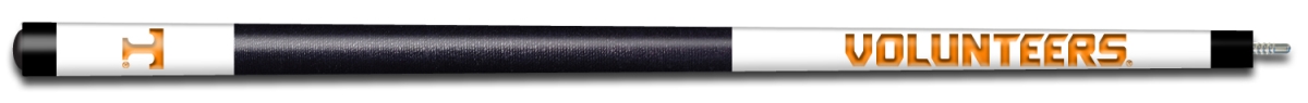 TENBCE101 Tennessee Engraved Billiard Pool Cue, White & Orange